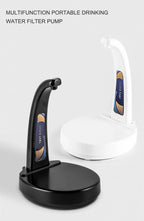 USB Rechargeable Electric Black Small Motor Pumping Automatic Water Dispenser