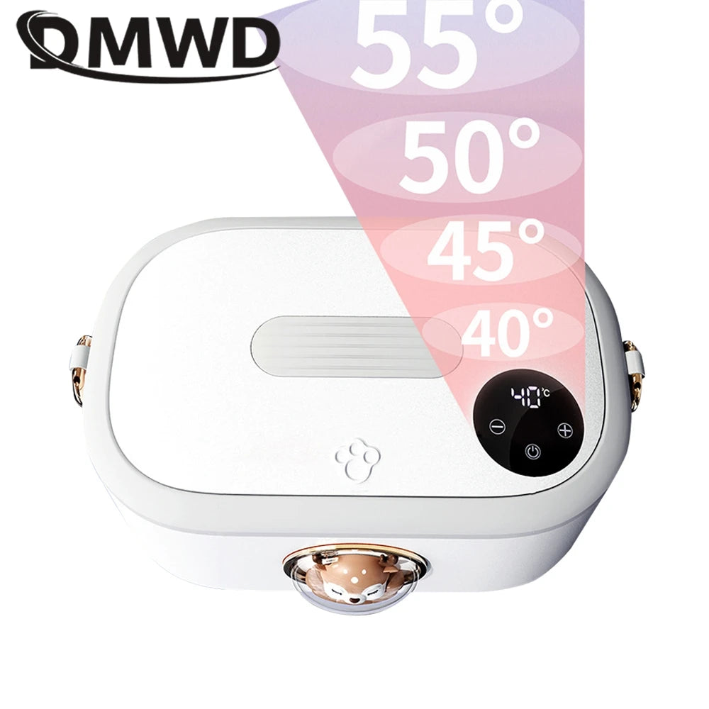 DMWD Household Wipes Heater Wet Towel Dispenser Facial Mask Warmer Electric Baby Tissue Heating Machine 0-55℃ Constant Temp 220V