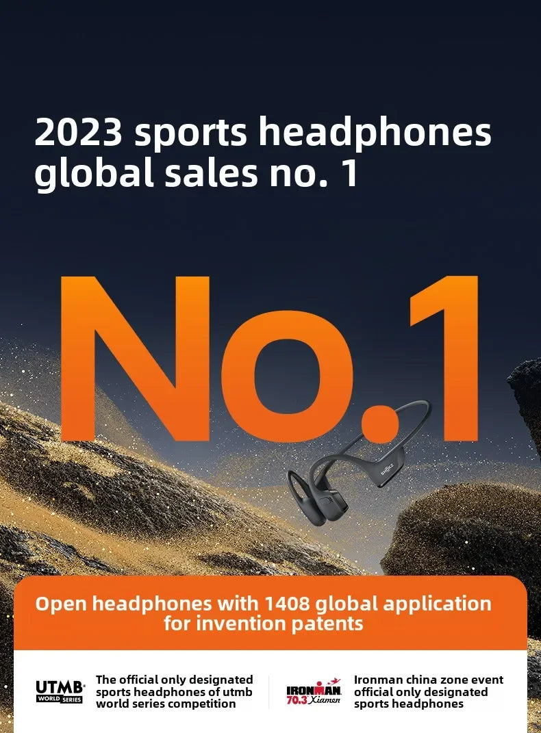 Original SHOKZ OpenRun Pro 2 S820 S821mini Bluetooth Earphones IP55 Waterproof Bone Conduction Headphones Music Sports Earbuds