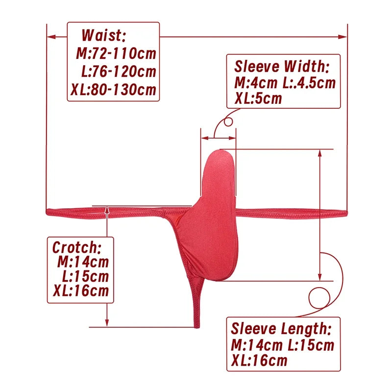 YAULAANG Sexy men's gloss gay underwear oily G-Strings thong Shiny low-waisted High Elasticity mens lingerie Secondary image