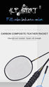 ALP ZJ2.0 Pro 4U 85g 100% Carbon Fiber + Titanium Alloy Badminton Racket Ultra-light Sports Equipment Racket Badminton Training