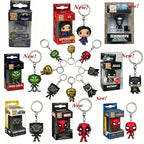 2026 Funko Keychains Ranger Red Blue Pink Minion Kevin Otto Stuart Spider Spot Vash Ahsoka Inuyasha Homer Sam Sally Figure Toys
