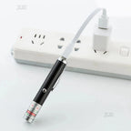 Portable USB Green Laser-Pointer 2 In 1 Detachable Lamp Holder Mini Laser Pen Visible Focus Red Combination For Hunting