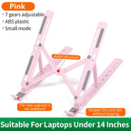 Foldable Laptop Stand Portable Adjustable Notebook Bracket Computer Monitor Holder For Macbook Air iPad Tablets Base Accessories
