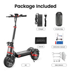 iScooter iX8  Adult Electric Scooter 2400W  Motor 48V20Ah Battery 12  Inch Off Road Pneumatic Tires Foldable  E-scooter