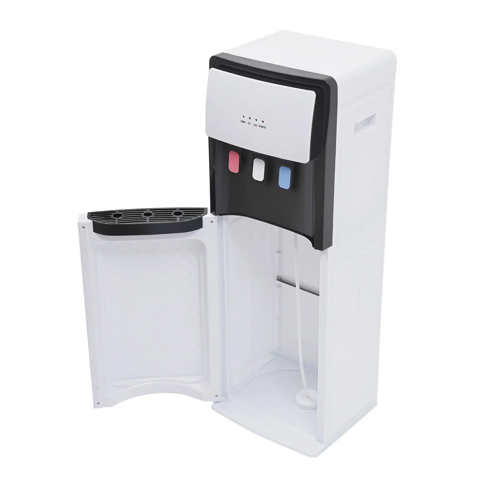 Modern White Bottom Loading Water Dispenser Hot/Cold Water Cooler Dispenser with Anti-Scalding Design for Offices Homes Gyms