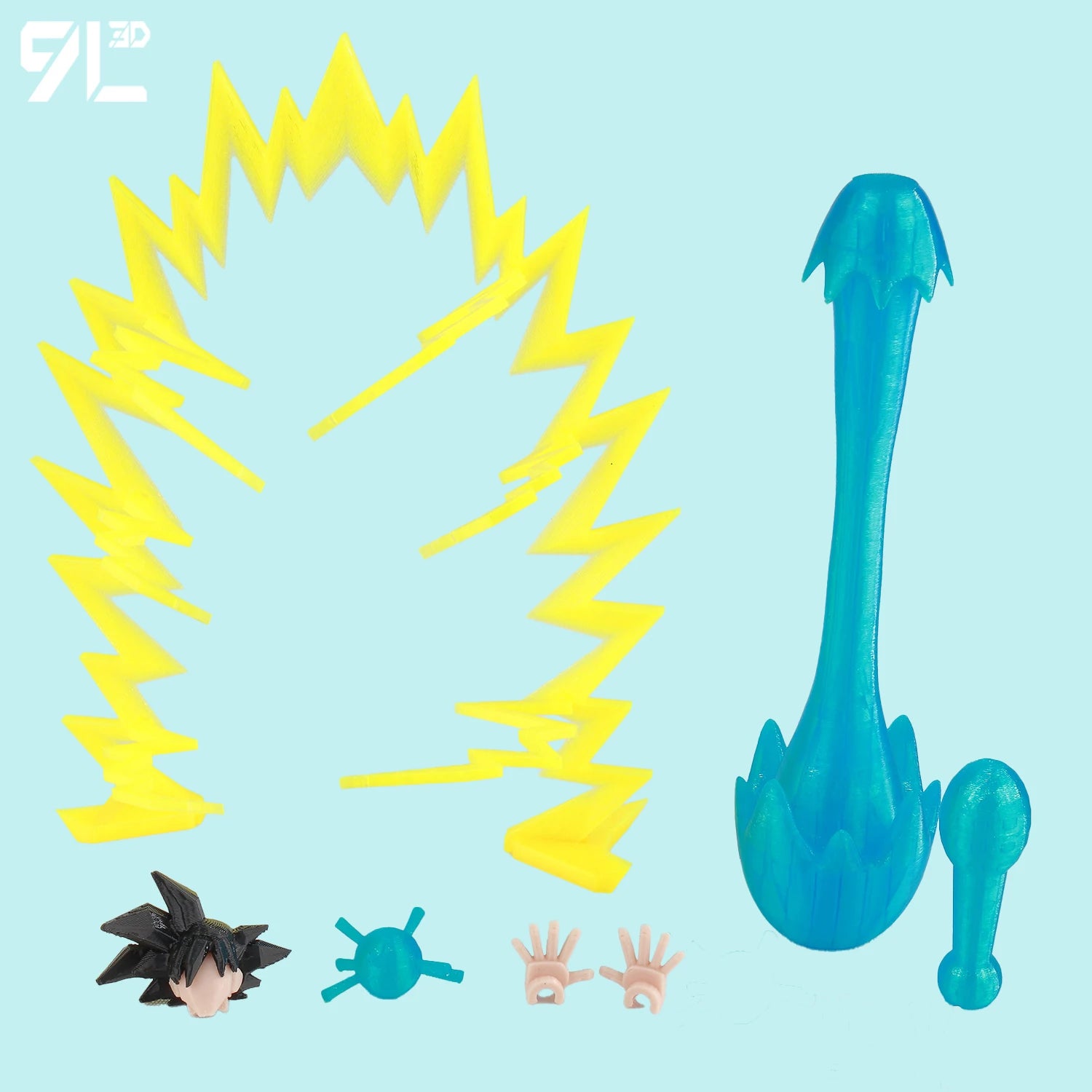 9L3D Printed Dragon Ball Son Goku Vegeta Beerus Frieza Anime Lucky13 Dummy13 Titan13 Action Figures Multi-Jointed Movable Toys