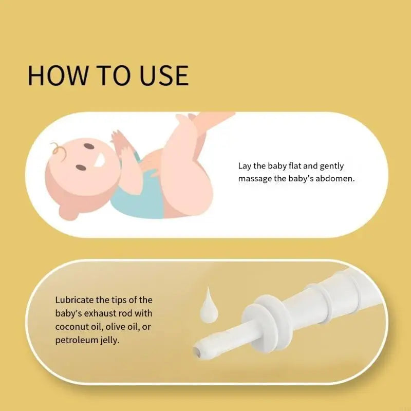 6 Pieces Baby Colic Relief Wands for Fast Comfort and Safety Home or Travel