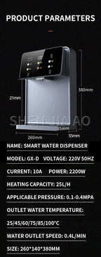 Wall-mounted Instant Hot Water Dispenser UV Sterilization Quantitative Water Outlet 100℃ Water Boiler Home Smart  Dispenser