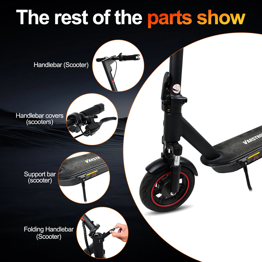 Electric Scooter For Adults Max Speed 35Km/h Electric Scooter 500W (Peak 750W ) Adult Scooter Electric Kick Scooter