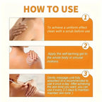 Natural Traceless Tanning Gel - Natural Ingredients, Traceless Deep Moisturizing, Suitable for Whole Body Quick-Absorbing Travel Portable Package, Suitable for Men and Women