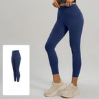 tichers Women High Waist Yoga Leggings Butt Lifting Tummy Control No Through Soft Quick Dry Workout Leggings Gym Running Fitness