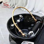 Electric adjustable hair spa chair head washing station shampoo massage bed for salon shop
