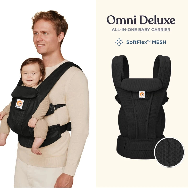 Breeze Deluxe Omni Ergonomic Baby Carrier Multifunction Breathable Infant Newborn Comfortable Sling Backpack Kid wrap