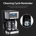 SOKANY 950W 1.5L Electric Coffee Maker 12-Cup Coffee Maker With 24-Hour Preset Keep Warm Function With Function US Plug
