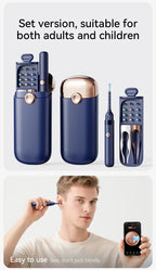 Upgraded Smart Visual Ear Wax Cleaner With Camera 800W HD Endoscope Multi-Functional Visual Ear Cleaning Tool Includes Storage