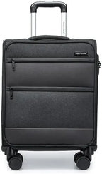 British Traveller Cargo Case 53.5x40x21cm Lightweight hand luggage 4 Rolls TSA Lock Soft Luggage fabric