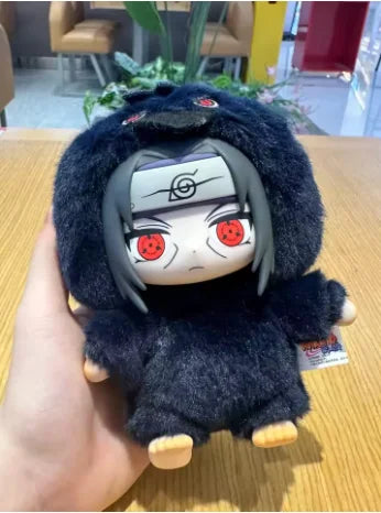*In Stock  Naruto Itachi Sasuke Kakashi Gaara Series Blind Box Trendy Toy Figure Plush Pendant Collection Christmas Gift