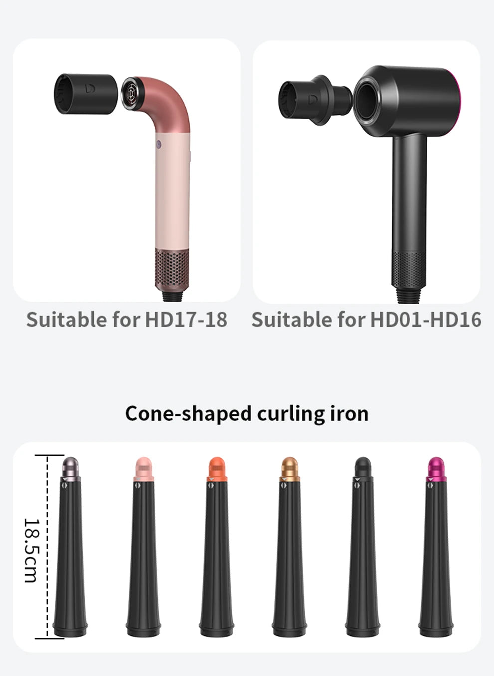 Automatic Curling Iron Hair Styling Tool for Hd15/16/17/18 Curling Wand 1.25 Inch Fast Heating Anti-Scald Ionic Hair Accessories
