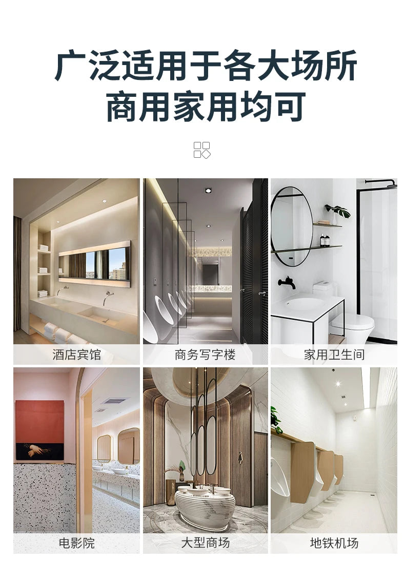 220V  Infrared Induction Wall-mounted Automatic Sensor Bathroom Hand Dryers Cold/Hot Commercial Dryer Machine,High-Speed Drying