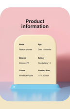 Baby Early Education Toys Guitar phone Sound Toys Kid Multi functional Music Phones Analog Phones story machine for Children