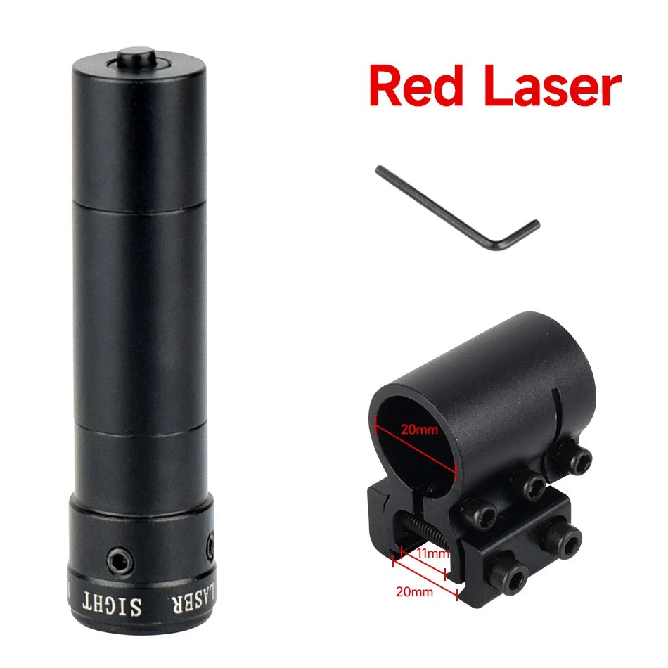 Outdoor Red Dot Red/Green Laser Sight Hunting Accsesories Sports Long Distance Laser Calibrator for 11/20mm Rail