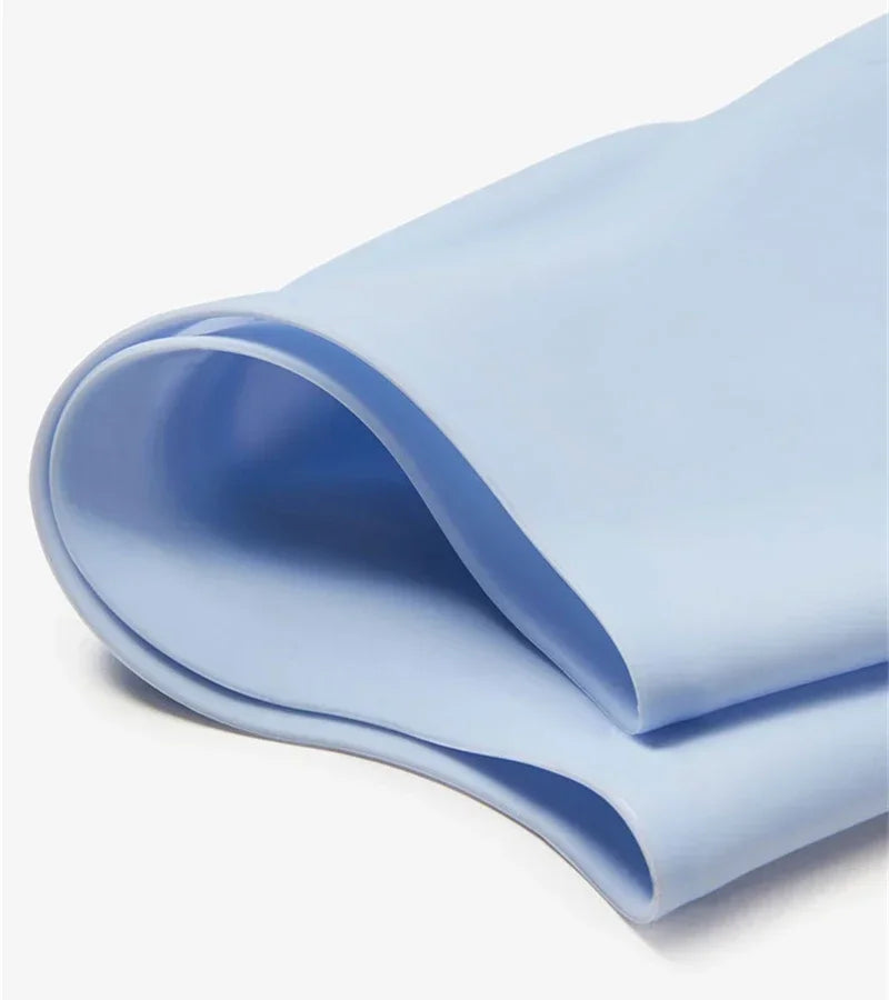 Swimming Cap Silicone Waterproof Swim Hat for Men Women Adult Kids Pool Caps Diving Swimming Equipment Elastic Caps 2025