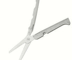 Portable Folding Stainless Steel Scissors, Multifunctional Outdoor Tool for Camping, Hunting and Fishing Survival Gear