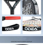 ODEA Beach Tennis Racket Full Carbon Fiber Rough Surface Outdoor Sports Racket For Men Women Adult Senior Player 3K 18K