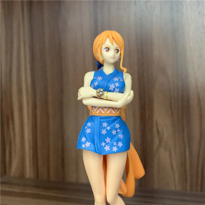 New One Piece Figure Ninja Nami PVC Figures OP Tama Luffy Yamato Kaidou Zoro Sanji Usopp Law Newgate Model Gift Toy