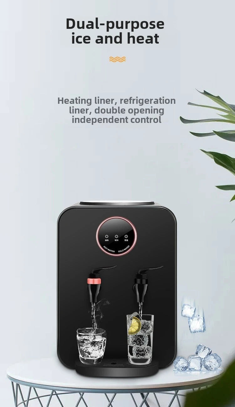 110V 220V Desktop Cold/Hot Water Dispenser,household Ice & Warm & Hot Water Machine with Automatic Temperature Control
