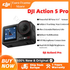 DJI Osmo Action 5 pro 1/1.3 ″ SSOR 4hrs Extended Battery Life twin OLED High-bright touchscreen Action 5
