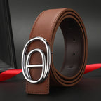Wide 3.8cm Famous Brand Belt Men High Quality Luxury Genuine Leather Belts for Men Strap Metal Belt Fashion Women's Belt jeans