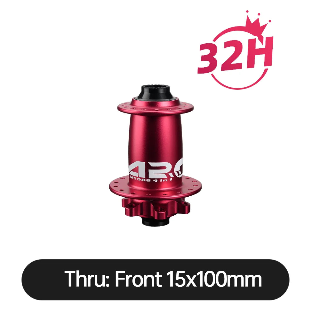 ARC MT088 MTB Hub 6 Pawls 180 Clicks Sealed Bearing Hub Front 9x100 15x100 Rear 10x135 12x142 Bicycle Cube 8 9 10 11 12 Speed