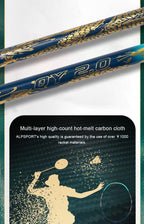 ALP QY2.0 Pro 4U 85g 100% Carbon Fiber + Titanium Alloy Badminton Racket Ultra-light Sports Equipment Racket Badminton Training