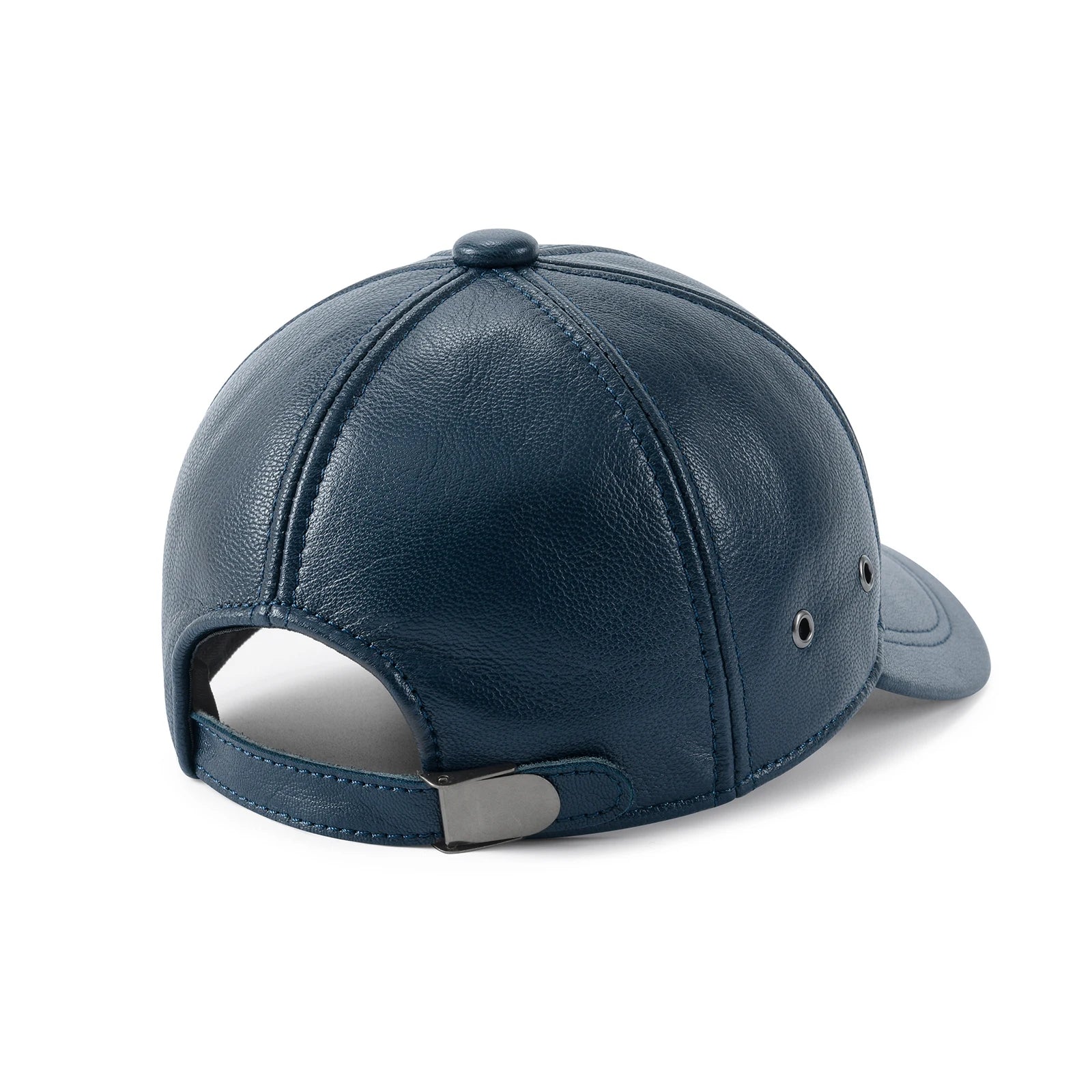 FEINION Men's Adjustable Baseball Cap Winter Driving Hunting Fishing Hat Genuine Leather Ivy Fashion Beret Flat Cap.
