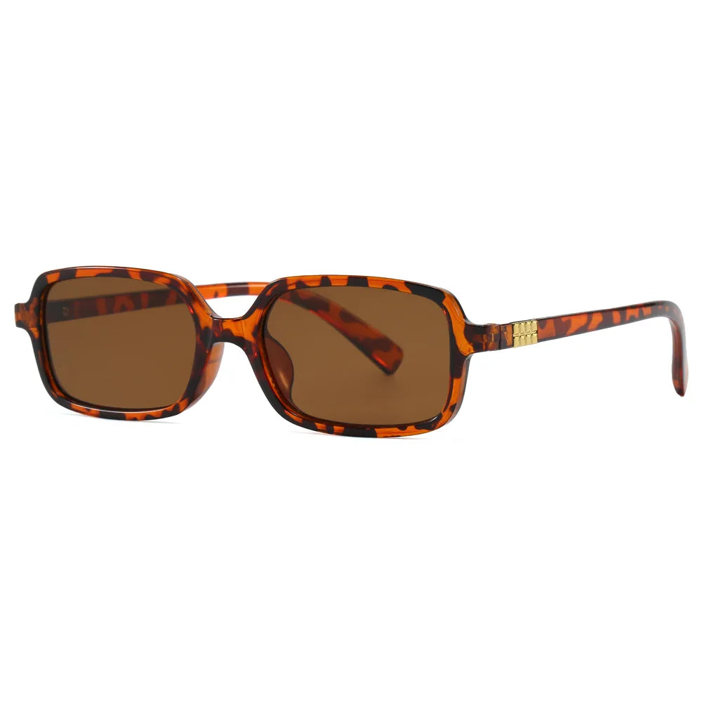 Luxurious Rectangle Sunglasses Women Oval Vintage Brand Designer Square Sun Glasses Men Shades Female Eyewear