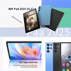 BDF-H39 New Upgraded Version 5G Android Tablets 10.1 Inch Octa Core 6GB+128GB Rom 4G Dual SIM Dual WiFi Education Tablet 6000mAh