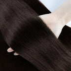 Clip in Hair Extensions Straight 100% Remy Human Hair Clip in Extensions Invisible Seamless Clip ins Hair Extension 8pcs Natural