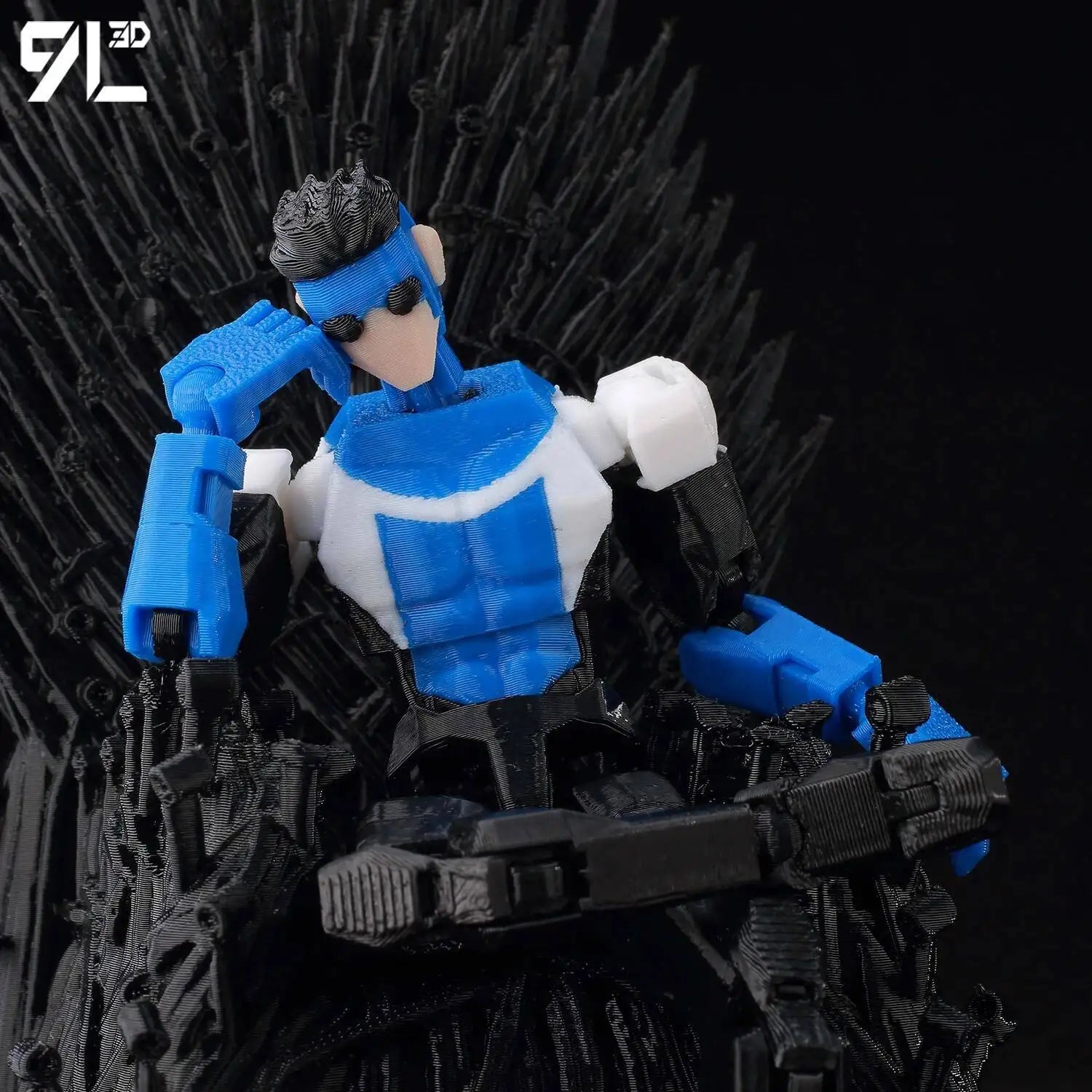 9L3D Lucky 13 Invincible Boy Conquer Omni Action Figure 3D Printed Anime Model Multi-Jointed Poseable Collectible Toy Gift Fan