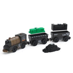 New Electric Train Set Compatible with Thomas Wooden Train Track Train Toys For Kids Christmas Birthday Gift