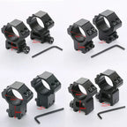 2PCS Hunting Rifle Scope Mount Ring for Dia 25.4mm 30mm 35m Tactical Scope Flashlight 11mm 20mm Picatinny Rail Mount Accessories