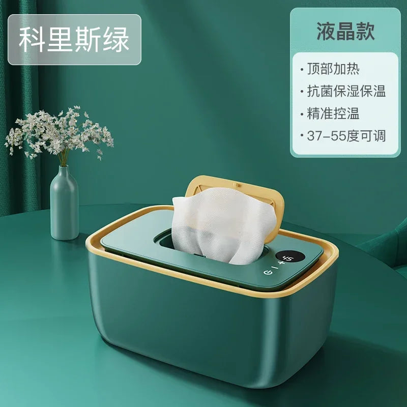 Baby wipes heater moisturizing constant temperature warm wet wipes machine portable baby wipes box warmer insulation