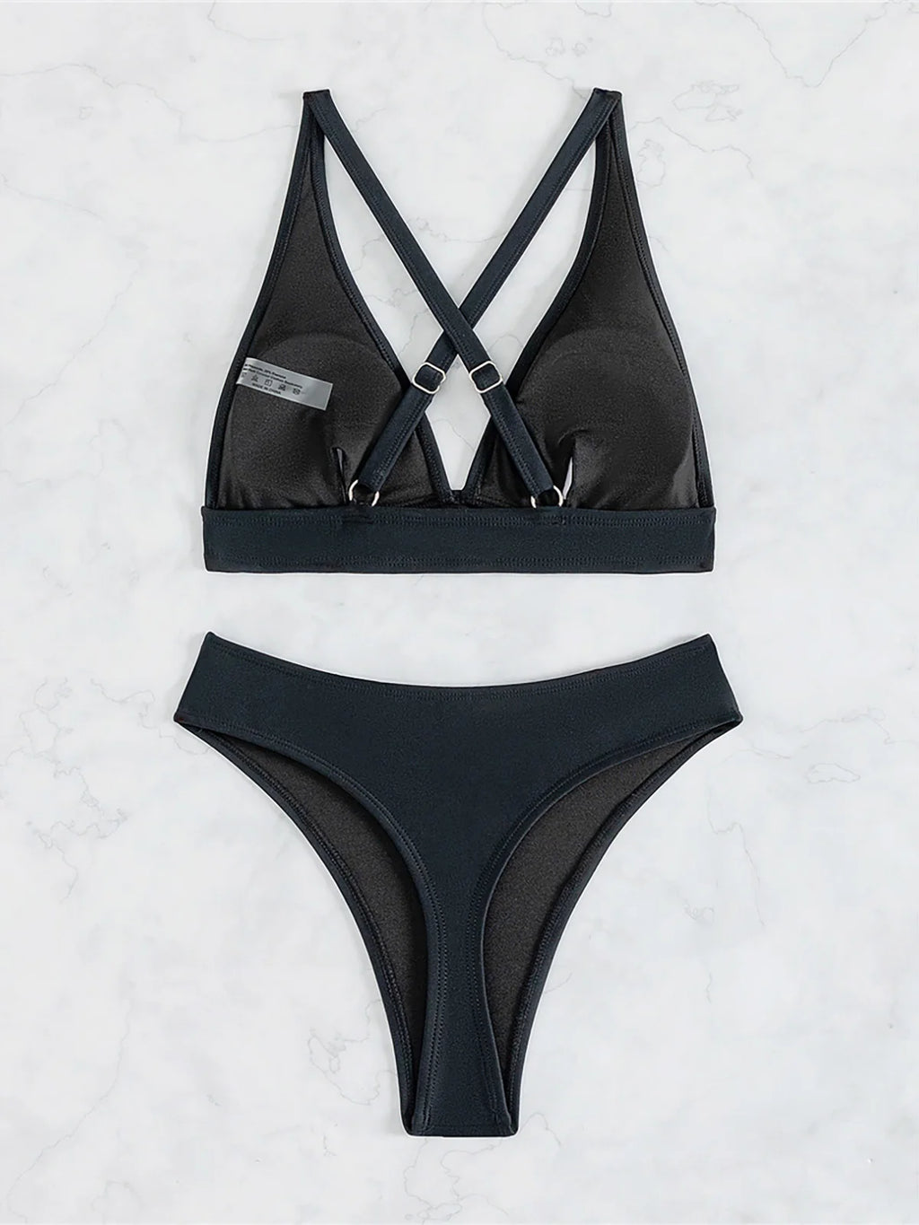 S - XL Cross Back Mini Micro Thong Bikini Female Swimsuit Women Swimwear Two-pieces Bikini set Bather Bathing Suit Swim K5022
