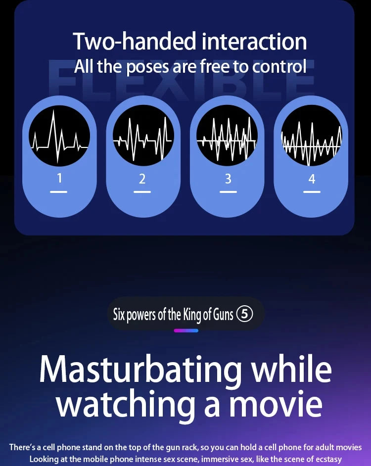 Dual Handles Leten King Sex Machine Electric Thrusting Male Masturbator Orgasm Adult Toys 2 Soft Sleeve Voice Penis Stimulator