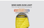 AEGISMAX Wind Hard Dusk Upgrade 7D Nylon DWR 800FP Ultra Dry Down Pro Ultralight Sleeping Bag Camping and Hiking for Men & Women