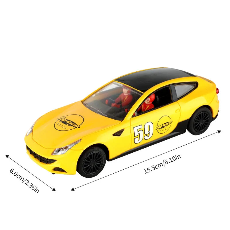 Analog Slot Car 1 32 Scale Racing Police Toy For Children Electric Race Track