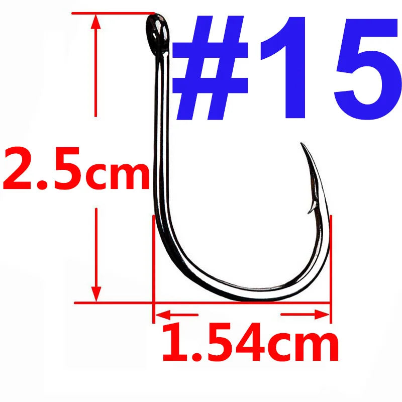 100/50/25 pcs Iseama Carp Fishing Hook Offset Circle Hook Single Fly Fishing Jig Hook Barbed sea Fishhook Tackle Accessories