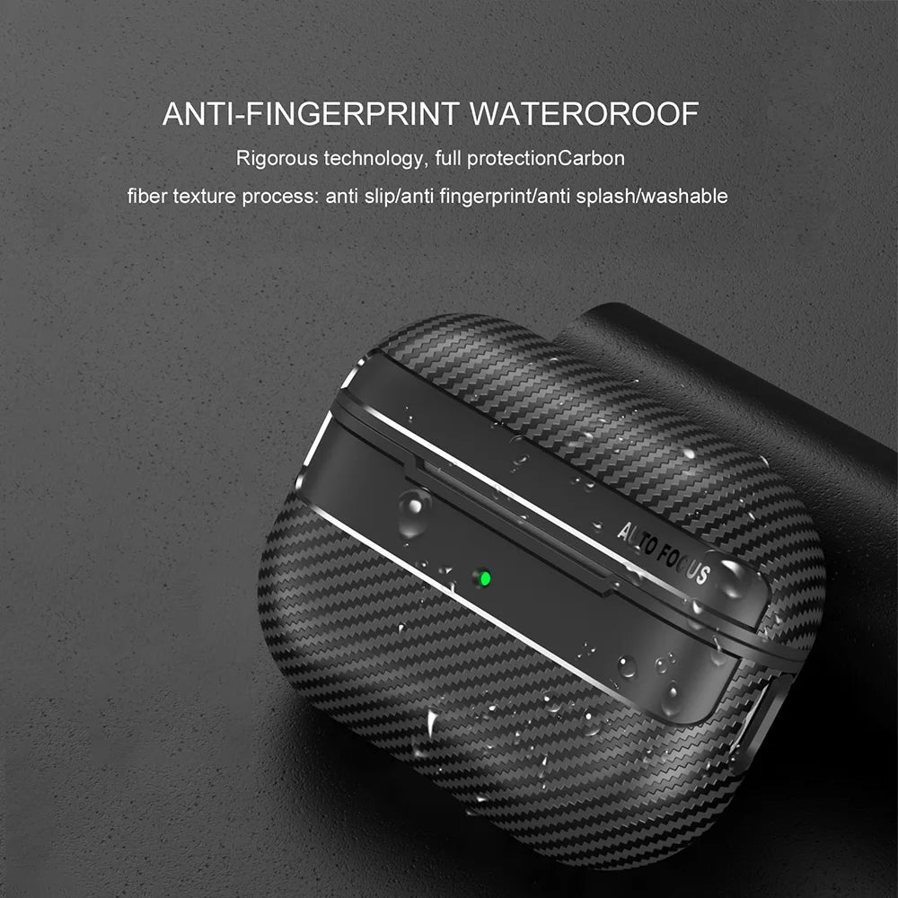 Carbon Fiber Case For AirPods Pro 2023 Wireless Earphone Case For AirPods Pro 2 3 1 Protective Cover For Air Pods Pro 2nd 3rd