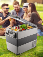 VEVOR Car Refrigerator Portable Compressor Cooler 35-55L Mini Fridge Freezer 12/24V DC 110-240V Ice Box for Camping Picnic Frige